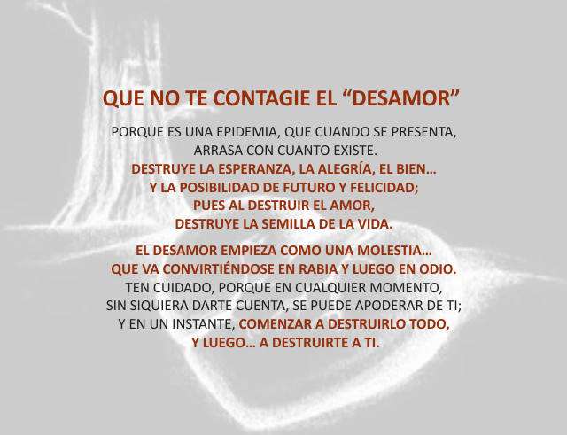 Que no te contagie el 